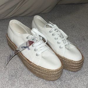 Brand new Superga platform espadrilles